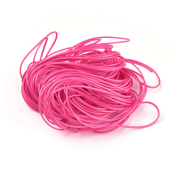 PandaHall Korean Waxed Polyester Cords, Deep Pink, 1mm, about 16.4 yards(15m)/bag Waxed Polyester Cord Round Pink
PandaHall Korean Waxed Polyester Cords, Deep Pink, 1mm, about 16.4 yards(15m)/bag Waxed Polyester Cord Round Pink