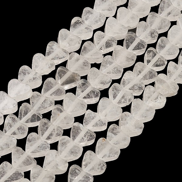 PandaHall Natural Quartz Crystal Beads Strands, Rock Crystal Beads, Heart, 7~7.5mm, Hole: 0.6mm, about 62pcs/strand, 14.80''~15''..., Clear
PandaHall Natural Quartz Crystal Beads Strands, Rock Crystal Beads, Heart, 7~7.5mm, Hole: 0.6mm, about 62pcs/strand, 14.80''~15''..., Clear