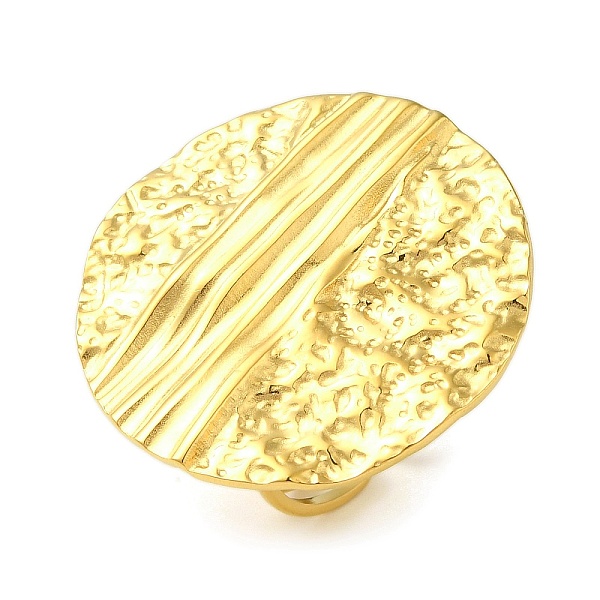 PandaHall Ion Plating(IP) 304 Stainless Steel Textured Round Open Cuff Ring for Women, Real 18K Gold Plated, Adjustable 304 Stainless Steel...
PandaHall Ion Plating(IP) 304 Stainless Steel Textured Round Open Cuff Ring for Women, Real 18K Gold Plated, Adjustable 304 Stainless Steel...