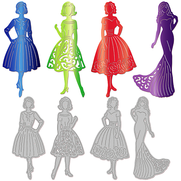 PandaHall GLOBLELAND Dress Lady Metal Die Cuts Dress Lady Cut Dies Metal Stencils Lady Metal Cutting Dies for Card Making Embossing Tool...
PandaHall GLOBLELAND Dress Lady Metal Die Cuts Dress Lady Cut Dies Metal Stencils Lady Metal Cutting Dies for Card Making Embossing Tool...
