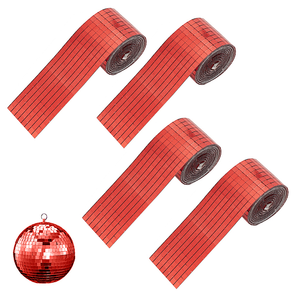 PandaHall Self Adhesive Glass Cabochons Rolls, 5x5mm Square Mirror Mosaic Tiles, for Home Decoration or DIY Crafts, Red, 40x1.3mm, 1m/roll...
PandaHall Self Adhesive Glass Cabochons Rolls, 5x5mm Square Mirror Mosaic Tiles, for Home Decoration or DIY Crafts, Red, 40x1.3mm, 1m/roll...