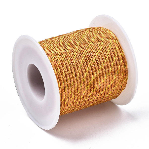 PandaHall Multipurpose Polyester Cord, for Rope Bracelets or Boot Laces Making, Goldenrod, 2mm, about 21.87 yards(20m)/roll Polyester Gold
PandaHall Multipurpose Polyester Cord, for Rope Bracelets or Boot Laces Making, Goldenrod, 2mm, about 21.87 yards(20m)/roll Polyester Gold