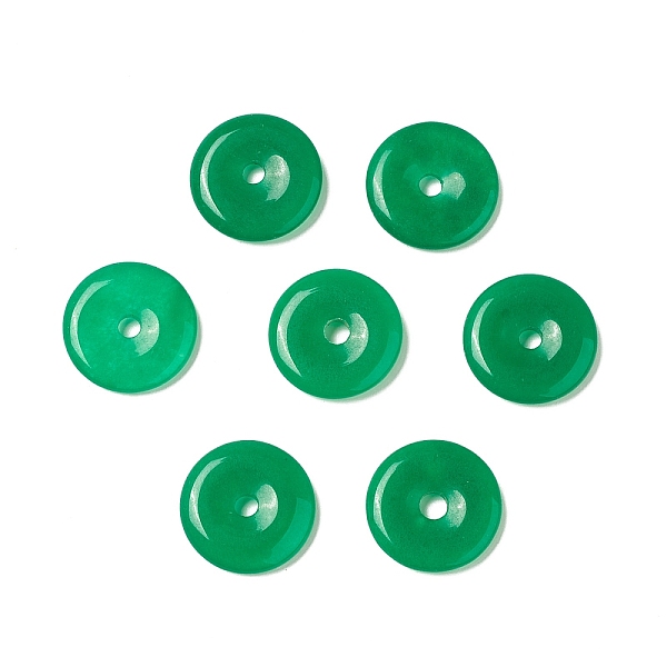 PandaHall Natural Malaysia Jade Dyed Pendants, Donut/Pi Disc Charm, 18x3.5~4mm, Hole: 3~3.5mm Malaysia Jade Donut
PandaHall Natural Malaysia Jade Dyed Pendants, Donut/Pi Disc Charm, 18x3.5~4mm, Hole: 3~3.5mm Malaysia Jade Donut