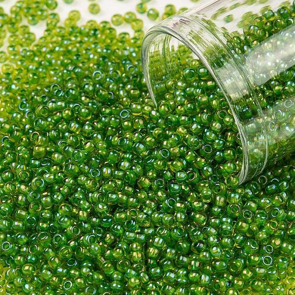PandaHall TOHO Round Seed Beads, Japanese Seed Beads, (306) Inside Color Jonquil/Shamrock Lined, 11/0, 2.2mm, Hole: 0.8mm, about 1110pcs/10g...
PandaHall TOHO Round Seed Beads, Japanese Seed Beads, (306) Inside Color Jonquil/Shamrock Lined, 11/0, 2.2mm, Hole: 0.8mm, about 1110pcs/10g...