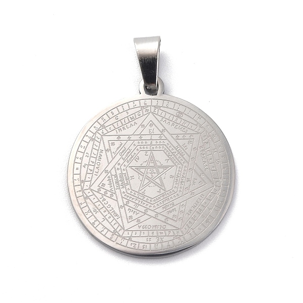 PandaHall 304 Stainless Steel Pendants, Flat Round, Stainless Steel Color, 28x25x1mm, Hole: 7.5x4mm 304 Stainless Steel Flat Round
PandaHall 304 Stainless Steel Pendants, Flat Round, Stainless Steel Color, 28x25x1mm, Hole: 7.5x4mm 304 Stainless Steel Flat Round