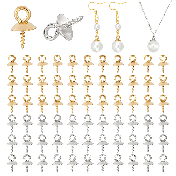 PandaHall UNICRAFTALE 80Pcs 2 Colors Stainless Steel Cups Pearl Peg Bails Pin Pendants 10.5x6mm Eye Pin Bail s Screw Eye Pins Clasps Hooks...
PandaHall UNICRAFTALE 80Pcs 2 Colors Stainless Steel Cups Pearl Peg Bails Pin Pendants 10.5x6mm Eye Pin Bail s Screw Eye Pins Clasps Hooks...