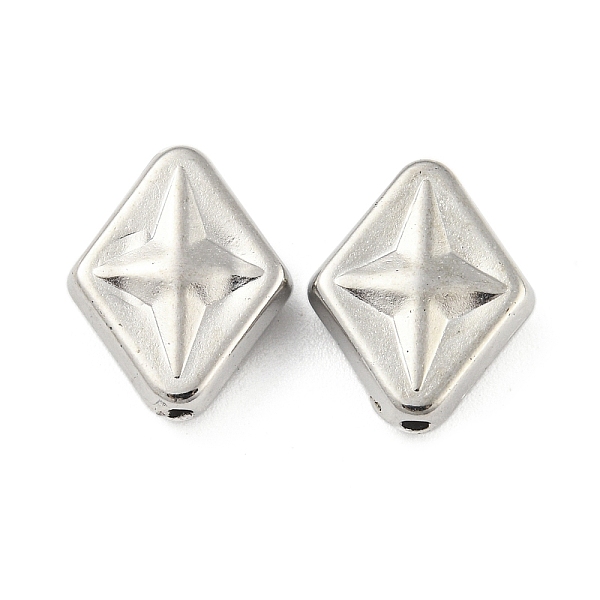 PandaHall CCB Plastic Beads, Rhombus, Platinum, 13x11x4.5mm, Hole: 1.5mm Plastic Rhombus
PandaHall CCB Plastic Beads, Rhombus, Platinum, 13x11x4.5mm, Hole: 1.5mm Plastic Rhombus