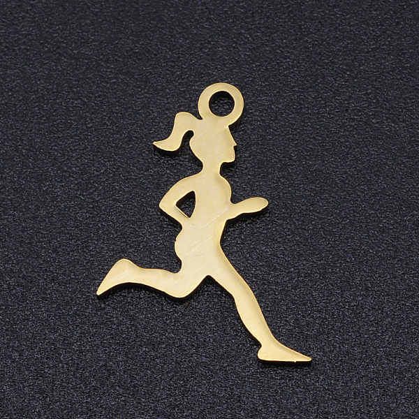 PandaHall 201 Stainless Steel Laser Cut Pendants, Running Athlete, Golden, 17x13x1mm, Hole: 1.4mm 201 Stainless Steel Human
PandaHall 201 Stainless Steel Laser Cut Pendants, Running Athlete, Golden, 17x13x1mm, Hole: 1.4mm 201 Stainless Steel Human