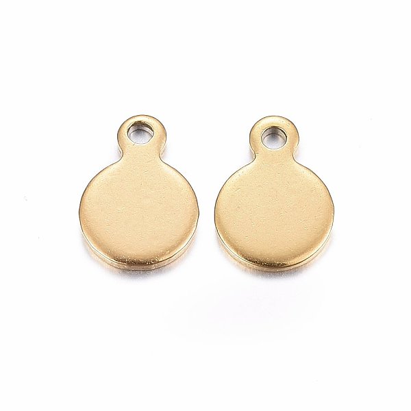 PandaHall Ion Plating(IP) 304 Stainless Steel Stamping Blank Tag Charms, Flat Round, Golden, 8.5x6x0.8mm, Hole: 1.2mm, 100pcs/bag 304...
PandaHall Ion Plating(IP) 304 Stainless Steel Stamping Blank Tag Charms, Flat Round, Golden, 8.5x6x0.8mm, Hole: 1.2mm, 100pcs/bag 304...