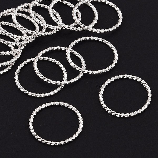 PandaHall Tibetan Style Linking Rings, Circle Frames, Lead Free and Cadmium Free and Nickel Free, Silver Color Plated, 25x2mm Alloy Ring
PandaHall Tibetan Style Linking Rings, Circle Frames, Lead Free and Cadmium Free and Nickel Free, Silver Color Plated, 25x2mm Alloy Ring