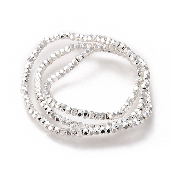 PandaHall Electroplated Non-magnetic Synthetic Hematite Beads Strands, Long-Lasting Plated, Rondelle, Faceted, Silver Plated, 3x2mm, Hole...
PandaHall Electroplated Non-magnetic Synthetic Hematite Beads Strands, Long-Lasting Plated, Rondelle, Faceted, Silver Plated, 3x2mm, Hole...