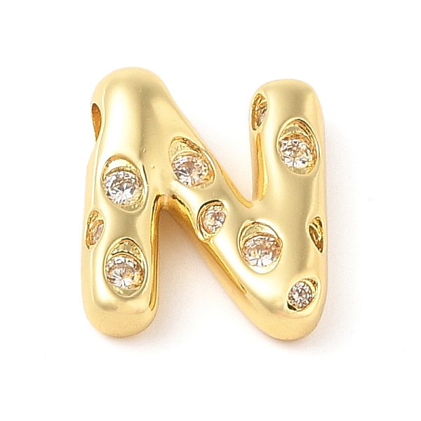 PandaHall Brass Micro Pave Clear Cubic Zirconia Pendant, Letter A~Z, Letter N, 20x17x6mm, Hole: 4mm Brass+Cubic Zirconia Letter N Clear
PandaHall Brass Micro Pave Clear Cubic Zirconia Pendant, Letter A~Z, Letter N, 20x17x6mm, Hole: 4mm Brass+Cubic Zirconia Letter N Clear