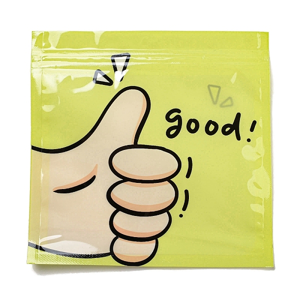 PandaHall Square Plastic Packaging Zip Lock Bags, with Cartoon Hand Pattern, Top Self Seal Pouches, Yellow, 13.3x13.5x0.15cm, Unilateral...
PandaHall Square Plastic Packaging Zip Lock Bags, with Cartoon Hand Pattern, Top Self Seal Pouches, Yellow, 13.3x13.5x0.15cm, Unilateral...