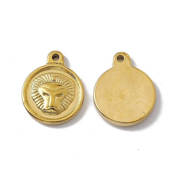 PandaHall Vacuum Plating 304 Stainless Steel Pendants, Flat Round with Lion, Golden, 19x15x3mm, Hole: 1.6mm 304 Stainless Steel Flat Round
PandaHall Vacuum Plating 304 Stainless Steel Pendants, Flat Round with Lion, Golden, 19x15x3mm, Hole: 1.6mm 304 Stainless Steel Flat Round