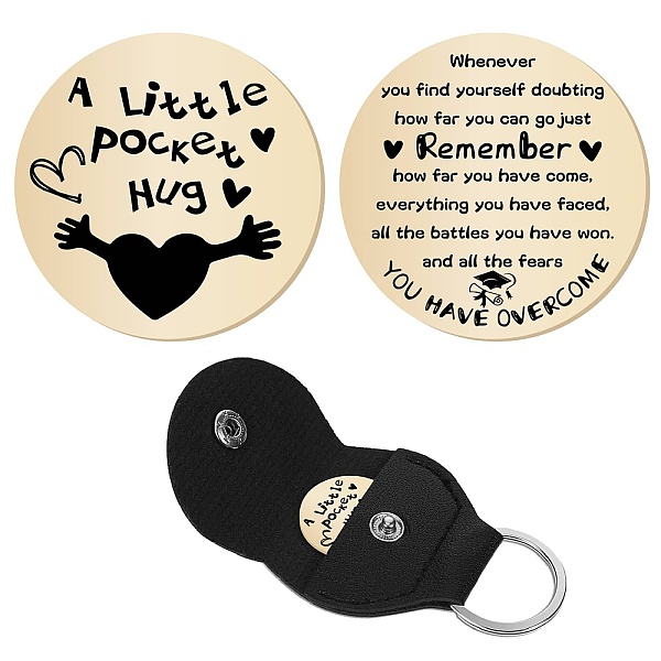 PandaHall CREATCABIN 201 Stainless Steel Commemorative Coins, Pocket Hug Coin, Inspirational Quote Coin, Decision Maker, Flat Round...
PandaHall CREATCABIN 201 Stainless Steel Commemorative Coins, Pocket Hug Coin, Inspirational Quote Coin, Decision Maker, Flat Round...