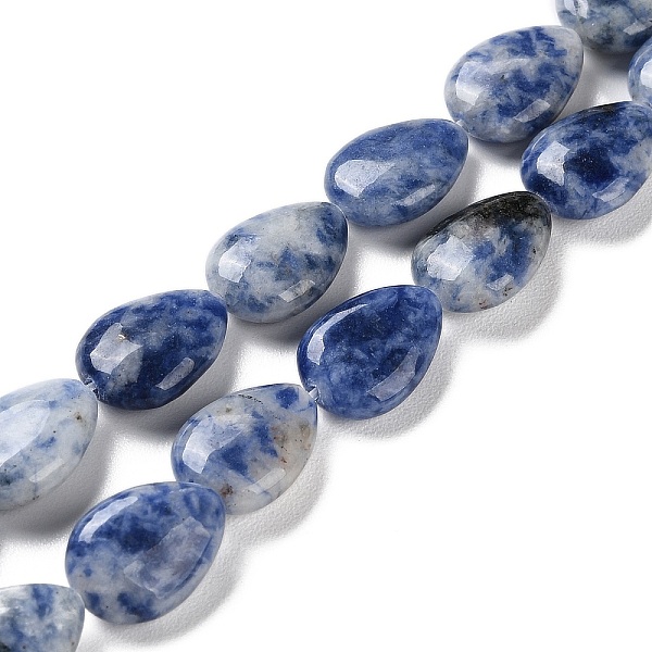 PandaHall Natural Blue Spot Jasper Beads Strands, Flat Teardrop, 13~14x9.5~10x5~5.5mm, Hole: 1.2mm, about 28pcs/strand, 15.16''(38.5cm) Blue...
PandaHall Natural Blue Spot Jasper Beads Strands, Flat Teardrop, 13~14x9.5~10x5~5.5mm, Hole: 1.2mm, about 28pcs/strand, 15.16''(38.5cm) Blue...