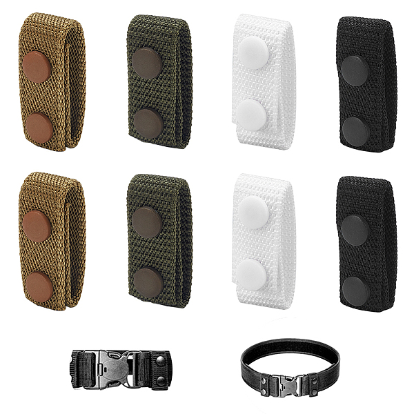 PandaHall WADORN® 8Pcs 4 Colors Tactical Double Snap Belt Keepers, Polypropylene Military Belt Keeper Loops, with Iron Sanp Button, Waist..., Multicolor
PandaHall WADORN® 8Pcs 4 Colors Tactical Double Snap Belt Keepers, Polypropylene Military Belt Keeper Loops, with Iron Sanp Button, Waist..., Multicolor
