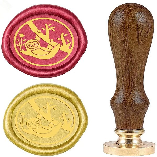 PandaHall CRASPIRE Wax Seal Stamp Sloth, Retro Sealing Wax Stamp Animal Pattern with 25mm Removable Brass Head Wooden Handle for Envelope...
PandaHall CRASPIRE Wax Seal Stamp Sloth, Retro Sealing Wax Stamp Animal Pattern with 25mm Removable Brass Head Wooden Handle for Envelope...