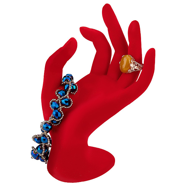 PandaHall PH Red Hand Jewelry Display Holder, OK Shape Hand Bracelet Ring Holder Mannequin Hand Jewelry Stand Watch Stand Wedding Ring...
PandaHall PH Red Hand Jewelry Display Holder, OK Shape Hand Bracelet Ring Holder Mannequin Hand Jewelry Stand Watch Stand Wedding Ring...