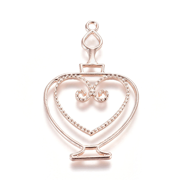 PandaHall Alloy Open Back Bezel Big Pendants, For DIY UV Resin, Epoxy Resin, Pressed Flower Jewelry, Perfume Bottle, Rose Gold, 52x31x2.5mm...
PandaHall Alloy Open Back Bezel Big Pendants, For DIY UV Resin, Epoxy Resin, Pressed Flower Jewelry, Perfume Bottle, Rose Gold, 52x31x2.5mm...