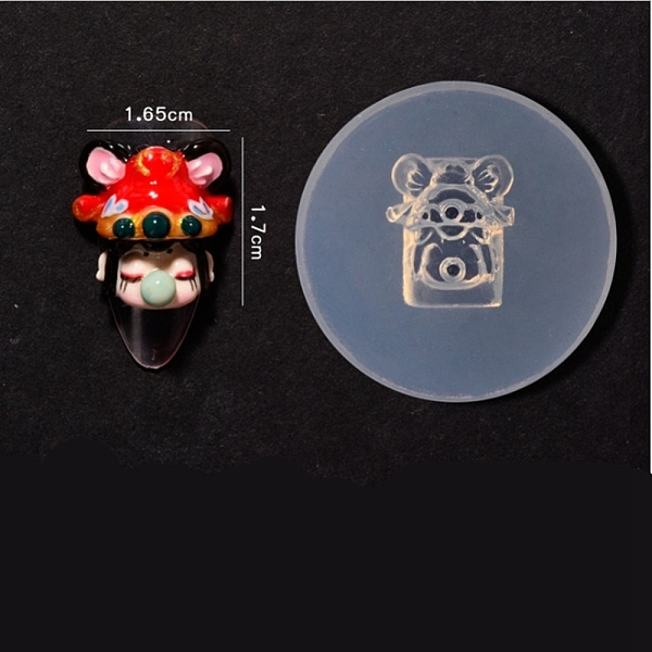 PandaHall Nail Art Silicone Molds, Cartoon for Nail Art Tips Decoration, Nail Art Tools, Clear, 25x15mm, Inner Size: 17x16.5mm Silicone...
PandaHall Nail Art Silicone Molds, Cartoon for Nail Art Tips Decoration, Nail Art Tools, Clear, 25x15mm, Inner Size: 17x16.5mm Silicone...