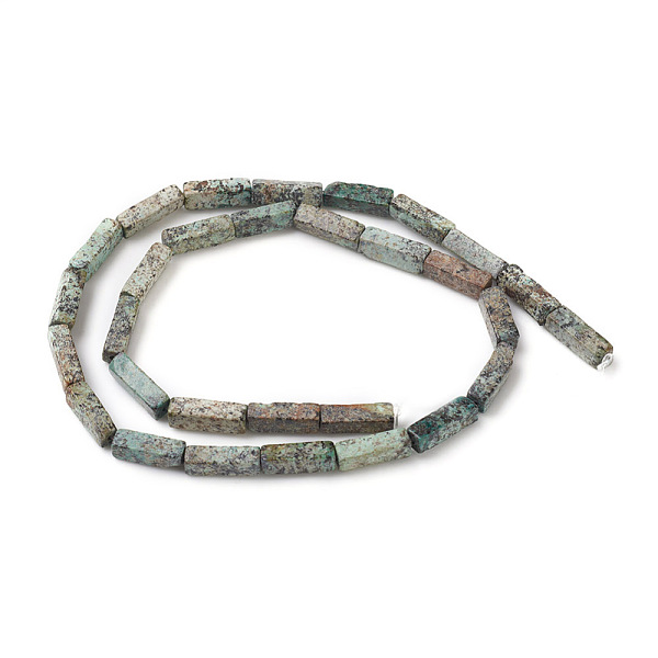 PandaHall Natural African Turquoise(Jasper) Beads Strands, Cuboid, 13~14x4~4.5x4~4.5mm, Hole: 1.2mm, about 30pcs/strand, 16.5 inch(42cm)...
PandaHall Natural African Turquoise(Jasper) Beads Strands, Cuboid, 13~14x4~4.5x4~4.5mm, Hole: 1.2mm, about 30pcs/strand, 16.5 inch(42cm)...