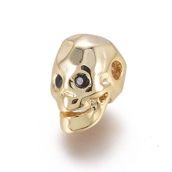 PandaHall Brass Micro Pave Cubic Zirconia Beads, for Halloween, Skull, Golden, 12x8x9mm, Hole: 1.8mm Brass+Cubic Zirconia Skull Black
PandaHall Brass Micro Pave Cubic Zirconia Beads, for Halloween, Skull, Golden, 12x8x9mm, Hole: 1.8mm Brass+Cubic Zirconia Skull Black