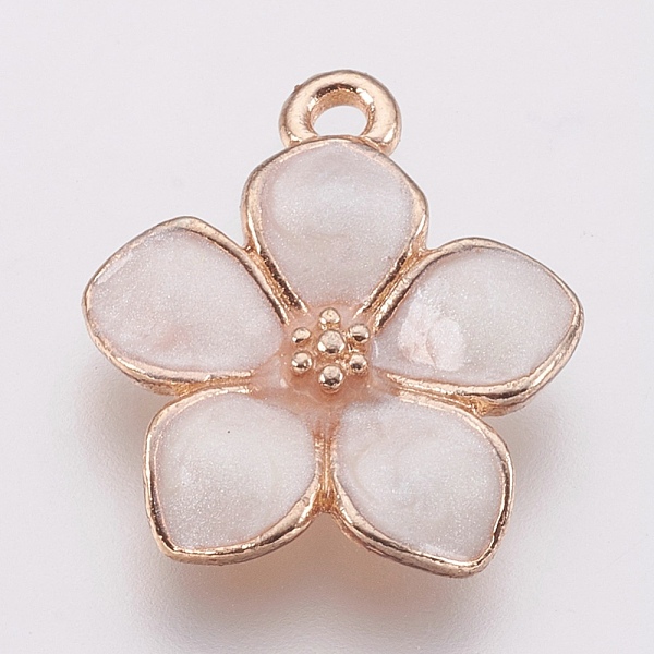 PandaHall Zinc Alloy Enamel Pendants, Flower, Golden, White, 16.5x14.5x2.5~3mm, Hole: 1.5mm Alloy+Enamel Flower White
PandaHall Zinc Alloy Enamel Pendants, Flower, Golden, White, 16.5x14.5x2.5~3mm, Hole: 1.5mm Alloy+Enamel Flower White