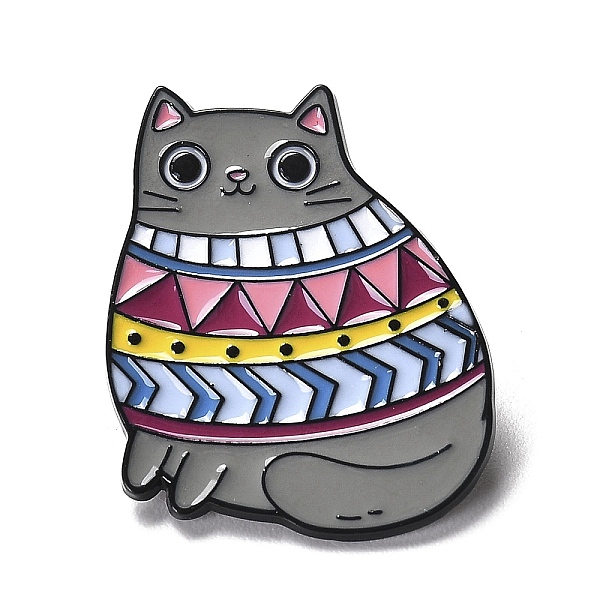 PandaHall Animal Theme Zinc Alloy Enamel Brooch, Cat Shape, 30.5x25.5x1.5mm Alloy+Enamel Cat Shape Gray
PandaHall Animal Theme Zinc Alloy Enamel Brooch, Cat Shape, 30.5x25.5x1.5mm Alloy+Enamel Cat Shape Gray
