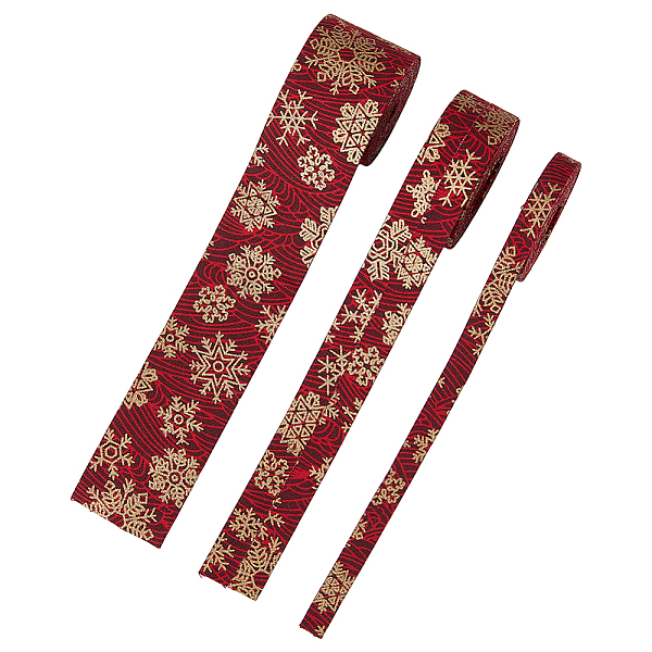 PandaHall SUPERFINDINGS 6M 3 Sizes Christmas Ribbons Dark Red Double Face Printed Polyester Ribbons Flat with Hot Stamping Snowflake Pattern...
PandaHall SUPERFINDINGS 6M 3 Sizes Christmas Ribbons Dark Red Double Face Printed Polyester Ribbons Flat with Hot Stamping Snowflake Pattern...