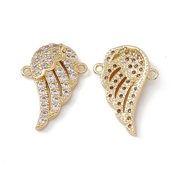 PandaHall Brass Micro Pave Cubic Zirconia Connector Charms, Wing Links, Real 18K Gold Plated, 19x13.5x3mm, Hole: 1.2mm Brass+Cubic Zirconia..., Clear
PandaHall Brass Micro Pave Cubic Zirconia Connector Charms, Wing Links, Real 18K Gold Plated, 19x13.5x3mm, Hole: 1.2mm Brass+Cubic Zirconia..., Clear