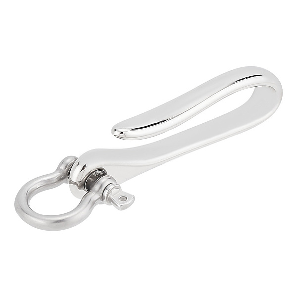 PandaHall 1Pc U-Shaped Brass Key Hook Shanckle Clasps, for Wallet Chain, Key Chain Clasp, Pocket Clip, with 1Pc Brass D-Ring Anchor...
PandaHall 1Pc U-Shaped Brass Key Hook Shanckle Clasps, for Wallet Chain, Key Chain Clasp, Pocket Clip, with 1Pc Brass D-Ring Anchor...