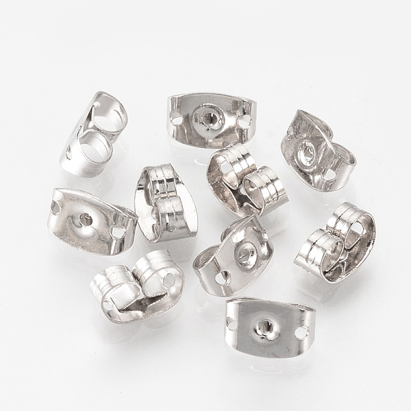 PandaHall Brass Ear Nuts, Friction Earring Backs for Stud Earrings, Nickel Free, Real Platinum Plated, 7x4x3.5mm, Hole: 2mm Brass
PandaHall Brass Ear Nuts, Friction Earring Backs for Stud Earrings, Nickel Free, Real Platinum Plated, 7x4x3.5mm, Hole: 2mm Brass
