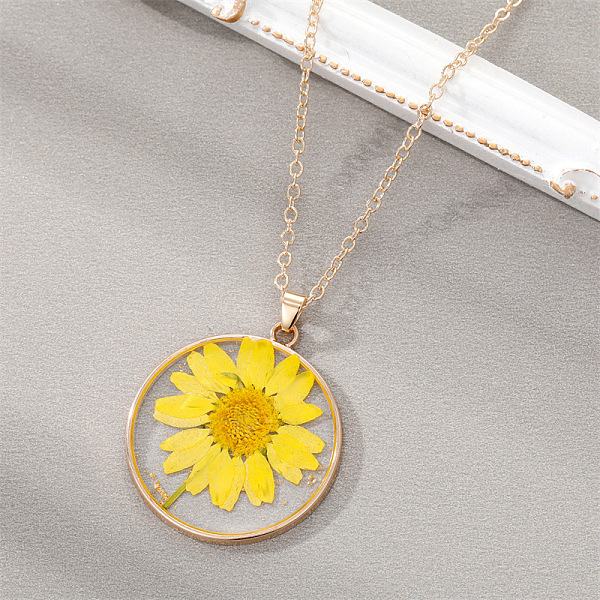 PandaHall Boho Style Multi-color Dried Flower with Epoxy Resin Pendant Necklaces, Sweater Cable Chain Necklaces for Women, Yellow, No Size...
PandaHall Boho Style Multi-color Dried Flower with Epoxy Resin Pendant Necklaces, Sweater Cable Chain Necklaces for Women, Yellow, No Size...