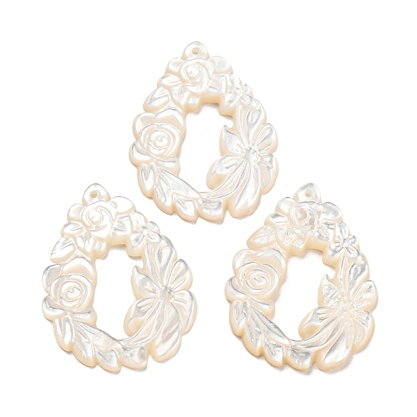 PandaHall Natural Sea White Shell Pendants, Teardrop Wreath Charms, White, 33x25.5x2.6~3mm, Hole: 1.2mm Sea Shell Teardrop White
PandaHall Natural Sea White Shell Pendants, Teardrop Wreath Charms, White, 33x25.5x2.6~3mm, Hole: 1.2mm Sea Shell Teardrop White