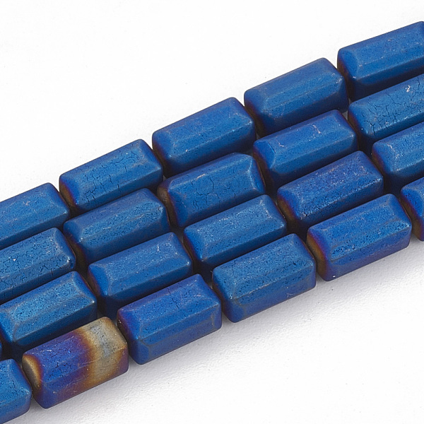 PandaHall Electroplate Non-magnetic Synthetic Hematite Beads Strands, Matte Style, Cuboid, Blue Plated, 8x4x4mm, Hole: 1mm, about...
PandaHall Electroplate Non-magnetic Synthetic Hematite Beads Strands, Matte Style, Cuboid, Blue Plated, 8x4x4mm, Hole: 1mm, about...