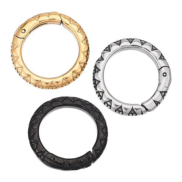 PandaHall Unicraftale 3Pcs 3 Colors 304 Stainless Steel Spring Gate Rings, O Rings, Ion Plating (IP), Mixed Color, 21.5x3.5mm, 7 Gauge...
PandaHall Unicraftale 3Pcs 3 Colors 304 Stainless Steel Spring Gate Rings, O Rings, Ion Plating (IP), Mixed Color, 21.5x3.5mm, 7 Gauge...