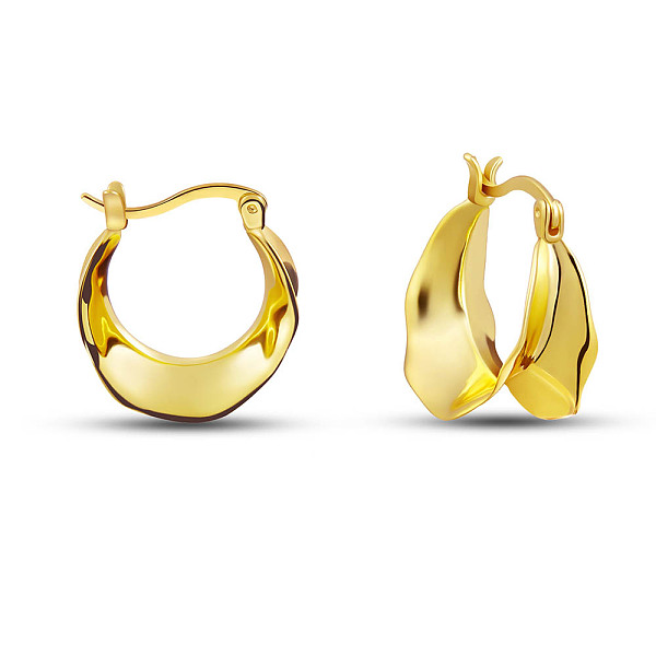 PandaHall SHEGRACE 925 Sterling Silver Crescent Moon Hoop Earrings, Real 18K Gold Plated, 8.5x18mm Sterling Silver
PandaHall SHEGRACE 925 Sterling Silver Crescent Moon Hoop Earrings, Real 18K Gold Plated, 8.5x18mm Sterling Silver
