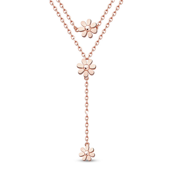 PandaHall SHEGRACE Brass Tiered Necklaces, with Cable Chains, Daisy, Rose Gold, 14.96 inch~17.32 inch(38~44cm) Brass
PandaHall SHEGRACE Brass Tiered Necklaces, with Cable Chains, Daisy, Rose Gold, 14.96 inch~17.32 inch(38~44cm) Brass