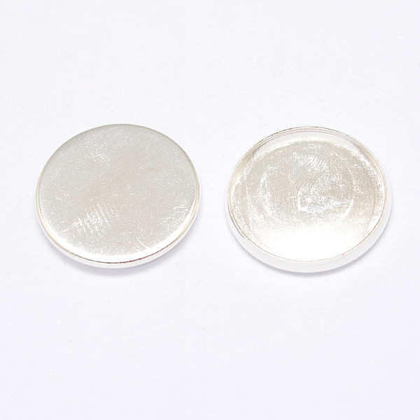 PandaHall Brass Cabochon Settings, DIY Material for Hair Accessories, Lead Free and Cadmium Free, Flat Round, Silver Color Plated, about...
PandaHall Brass Cabochon Settings, DIY Material for Hair Accessories, Lead Free and Cadmium Free, Flat Round, Silver Color Plated, about...