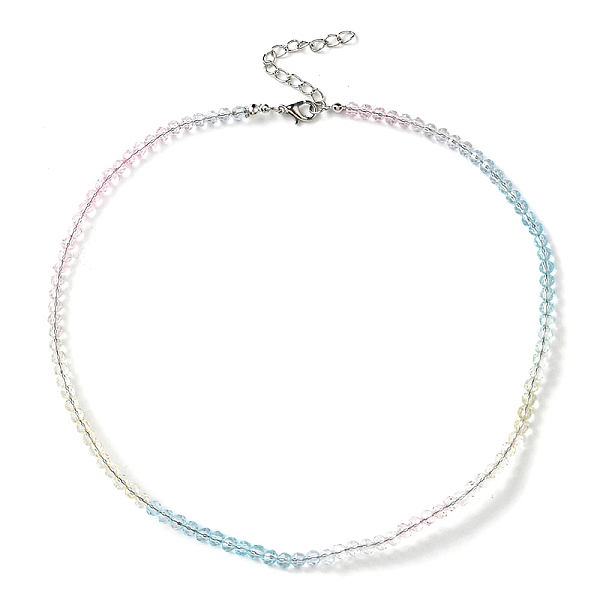 PandaHall Bling Glass Round Beaded Necklace for Women, Light Sky Blue, 16.93 inch(43cm) Glass
PandaHall Bling Glass Round Beaded Necklace for Women, Light Sky Blue, 16.93 inch(43cm) Glass
