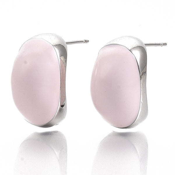 PandaHall (Jewelry Parties Factory Sale)Alloy Enamel Stud Earring, with Stainless Steel Pins, Letter C Shape, Platinum, Pink, 25x19x12mm...
PandaHall (Jewelry Parties Factory Sale)Alloy Enamel Stud Earring, with Stainless Steel Pins, Letter C Shape, Platinum, Pink, 25x19x12mm...
