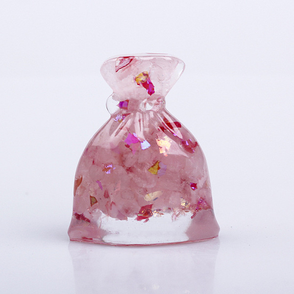 PandaHall Resin Money Bag Display Decoration, with Natural Rose Quartz Chips inside Statues for Home Office Decorations, 46x25x50mm Rose...
PandaHall Resin Money Bag Display Decoration, with Natural Rose Quartz Chips inside Statues for Home Office Decorations, 46x25x50mm Rose...