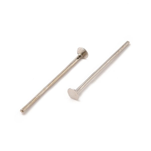 PandaHall Iron Flat Head Pins, Cadmium Free & Lead Free, Platinum, 22x0.75~0.8mm, 20 Gauge, about 12000pcs/1000g, Head: 2mm Iron
PandaHall Iron Flat Head Pins, Cadmium Free & Lead Free, Platinum, 22x0.75~0.8mm, 20 Gauge, about 12000pcs/1000g, Head: 2mm Iron