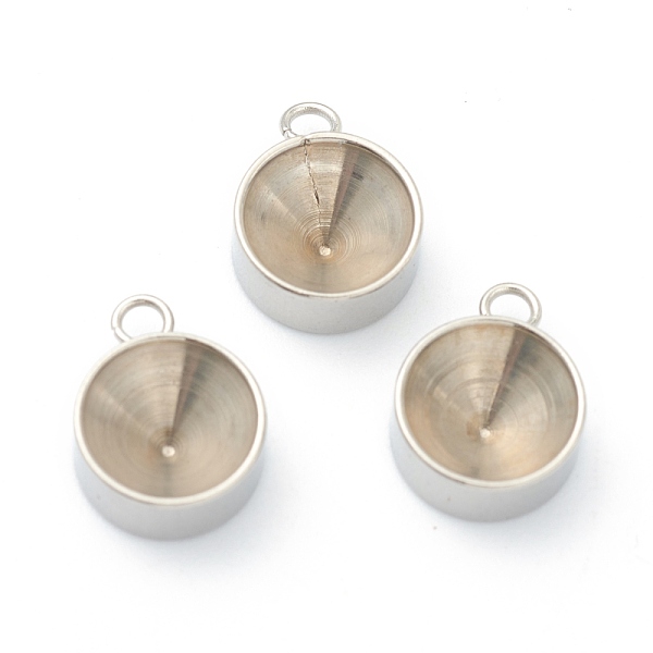 PandaHall 202 Stainless Steel Pendant Rhinestone Settings, for Pointed Back Rivoli Rhinestone, Flat Round, Stainless Steel Color, 12x9x4mm...
PandaHall 202 Stainless Steel Pendant Rhinestone Settings, for Pointed Back Rivoli Rhinestone, Flat Round, Stainless Steel Color, 12x9x4mm...