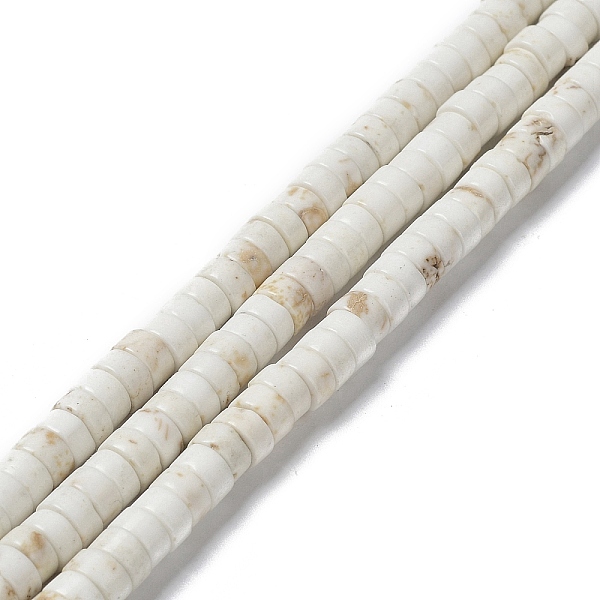 PandaHall Natural Howlite Beads Strands, Flat Round/Disc, Heishi Beads, 6x3~3.5mm, Hole: 1mm, about 114pcs/strand, 14.65~14.76''...
PandaHall Natural Howlite Beads Strands, Flat Round/Disc, Heishi Beads, 6x3~3.5mm, Hole: 1mm, about 114pcs/strand, 14.65~14.76''...