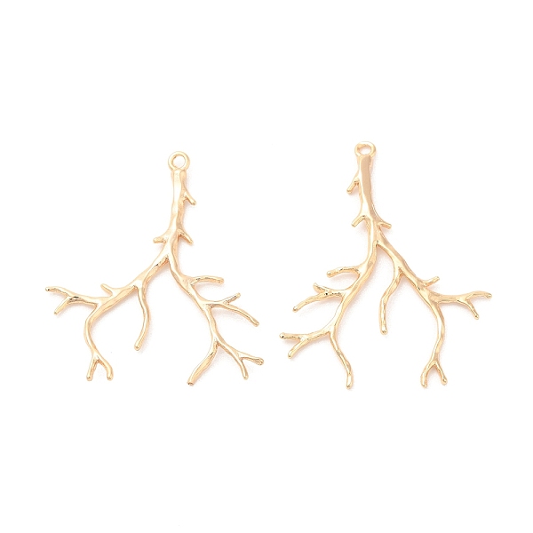 PandaHall Brass Pendants, Branch Charm, Real 18K Gold Plated, 35x27x2mm, Hole: 1.4mm Brass Branch
PandaHall Brass Pendants, Branch Charm, Real 18K Gold Plated, 35x27x2mm, Hole: 1.4mm Brass Branch