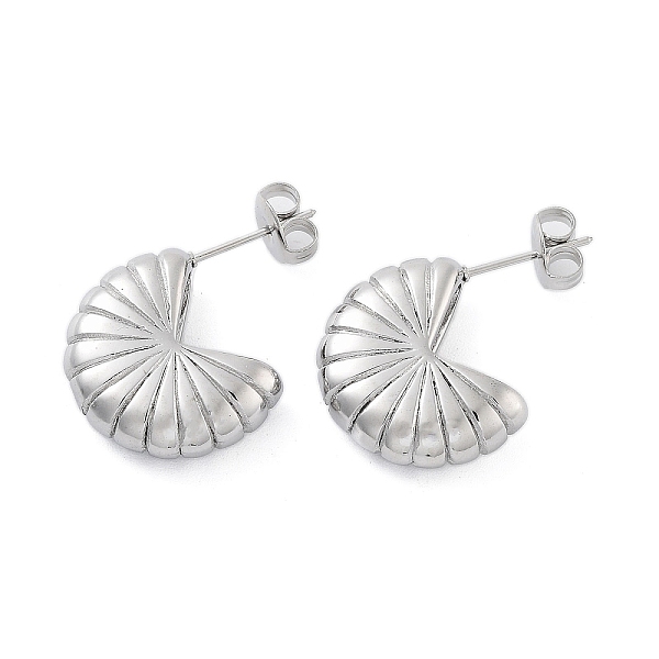 PandaHall 304 Stainless Steel Flower Stud Earrings, Half Hoop Earrings, Stainless Steel Color, 18x5mm 303 Stainless Steel Flower
PandaHall 304 Stainless Steel Flower Stud Earrings, Half Hoop Earrings, Stainless Steel Color, 18x5mm 303 Stainless Steel Flower