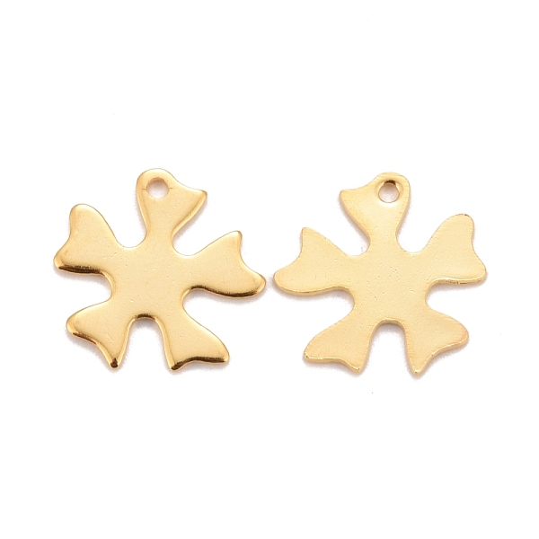PandaHall 201 Stainless Steel Pendants, Flower, Real 24k Gold Plated, 15x15x0.8mm, Hole: 1.4mm 201 Stainless Steel Flower
PandaHall 201 Stainless Steel Pendants, Flower, Real 24k Gold Plated, 15x15x0.8mm, Hole: 1.4mm 201 Stainless Steel Flower