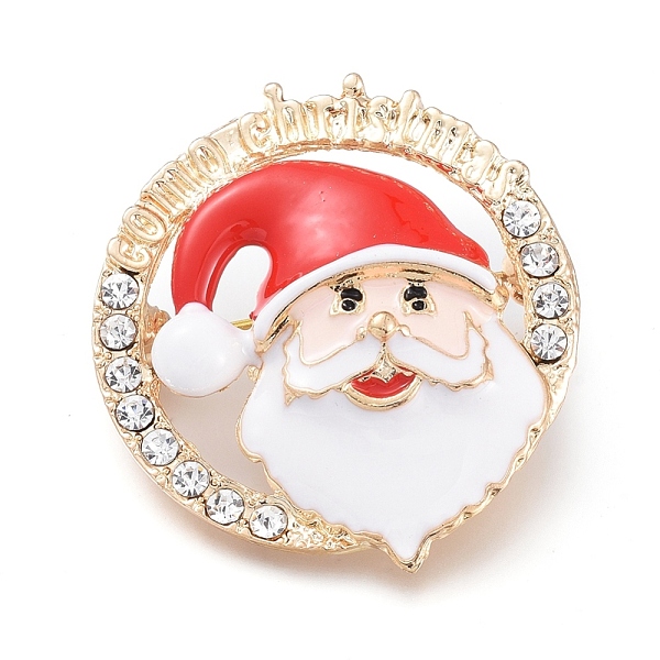 PandaHall Golden Plated Alloy Brooches, with Crystal Rhinestone and Enamel, Santa Claus Head, for Christmas, Colorful, 38.5x35.5x13.5mm, Pin..., Clear
PandaHall Golden Plated Alloy Brooches, with Crystal Rhinestone and Enamel, Santa Claus Head, for Christmas, Colorful, 38.5x35.5x13.5mm, Pin..., Clear